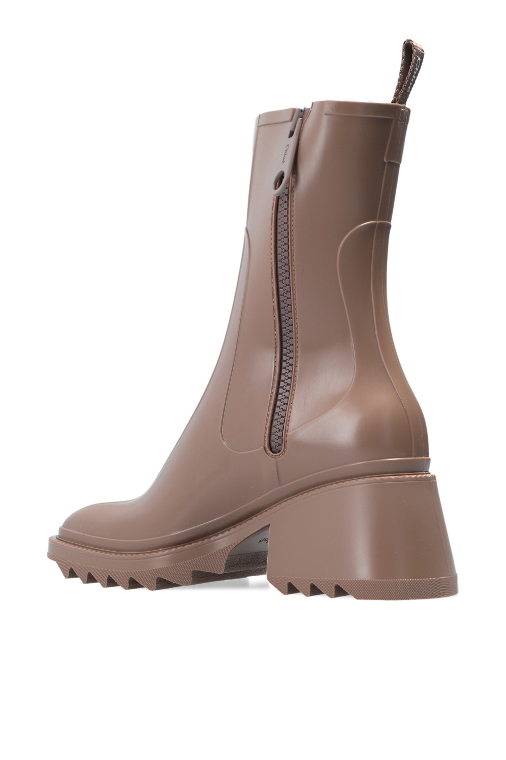 chloe betty lace up rain boots